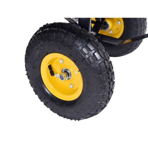 Carucior metalic de gradina-capacitate de incarcare 350 kg