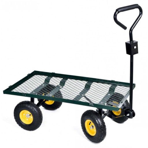 Carucior metalic de gradina-capacitate de incarcare 350 kg