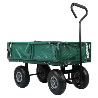   Cărărușă metalică de grădină, capacitate de încărcare 300 kg
