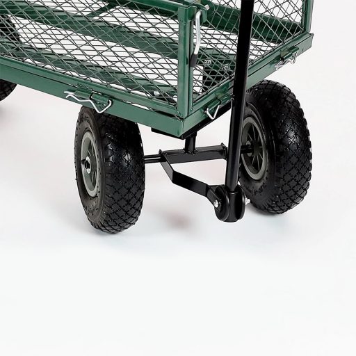 Cărărușă metalică de grădină, capacitate de încărcare 300 kg