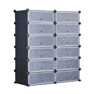 Dulap tip pantofar modular din plastic, in mai multe culori