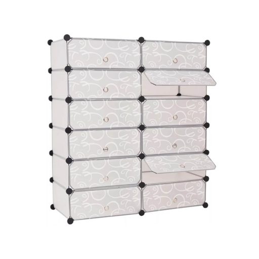 Dulap tip pantofar modular din plastic, in mai multe culori