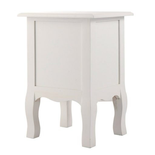 Set de 2 noptiere, alb