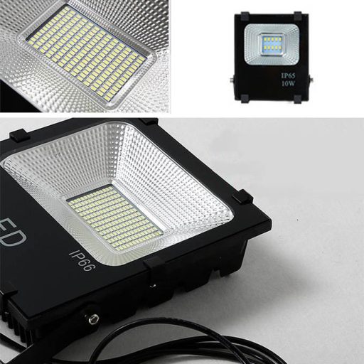 Reflector LED cu panou solar, 10 W