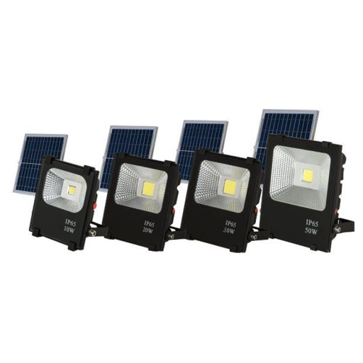 Reflector LED cu panou solar, 4 tipuri