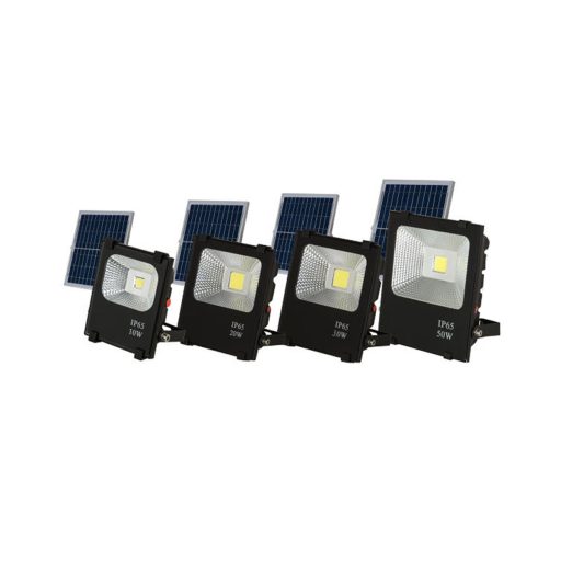 Reflector LED cu panou solar, 4 tipuri