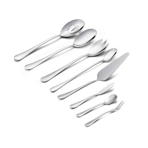 Set tacamuri 84 piese-argintiu