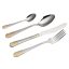 Set tacamuri 84 piese-argintiu/auriu