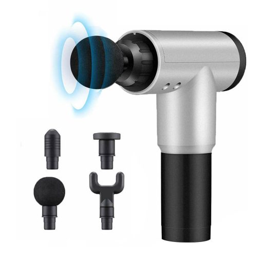 Pistol de masaj cu 4 capete inlocuibile-cu acumulator