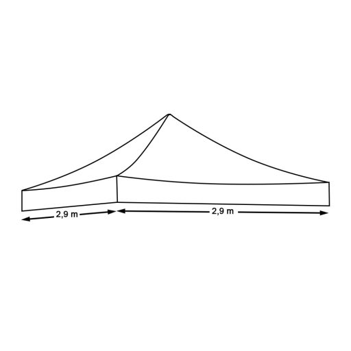 Prelata pentru pavilion de gradina, diferite dimensiuni