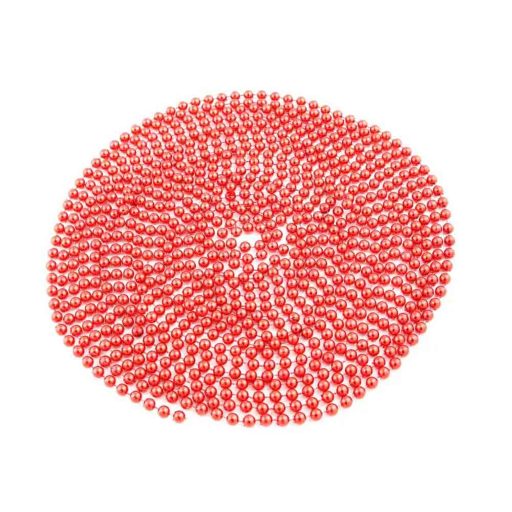 Set ornamente de brad, 112 piese-rosu