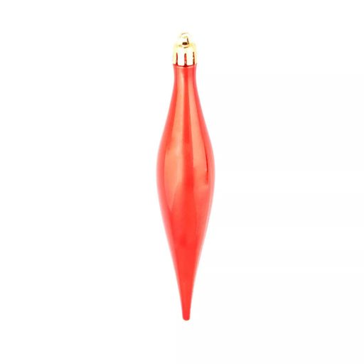 Set ornamente de brad, 112 piese-rosu