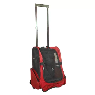 Geanta transport animale de companie 2 in 1-rosu