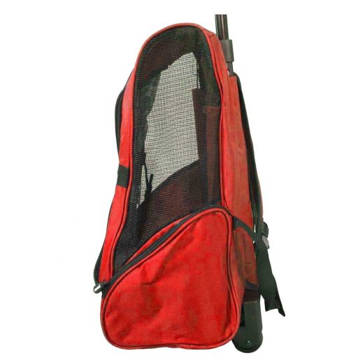 Geanta transport animale de companie 2 in 1-rosu