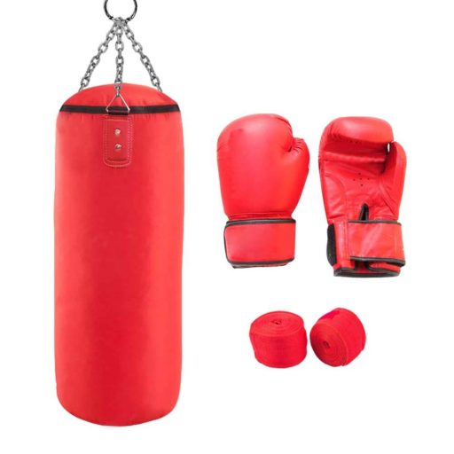 Set de box junior cu manusi-marime 8