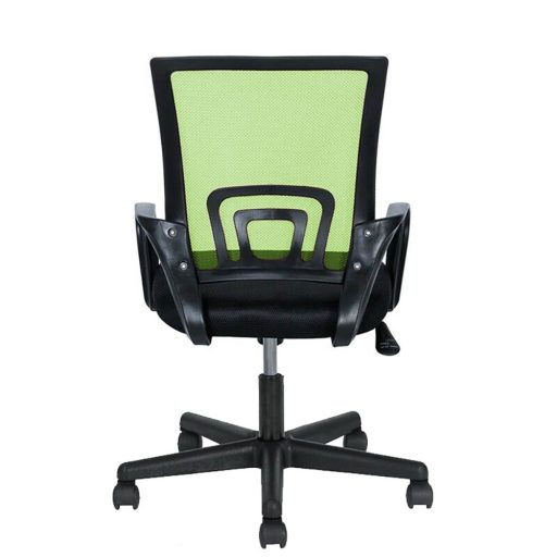 Scaun de birou rotativ cu cotiere-verde
