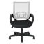 Scaun de birou rotativ cu cotiere-alb