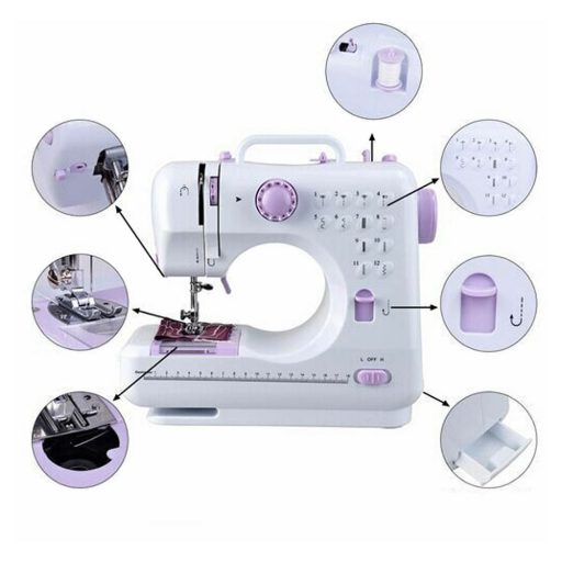 Mini masina de cusut cu accesorii