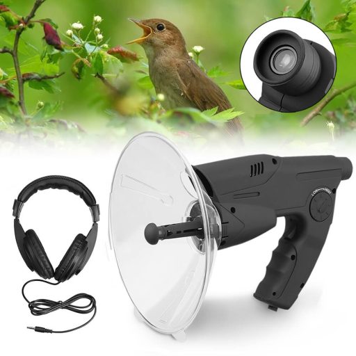 Microfon parabolic directional cu casti