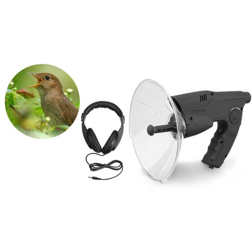 Microfon parabolic directional cu casti
