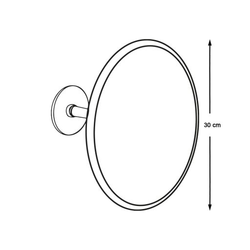 Oglinda trafic pentru interior, 30 cm
