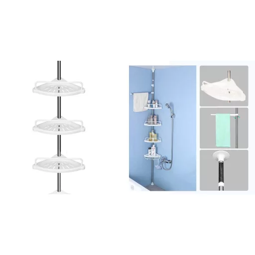 Raft telescopic pentru baie