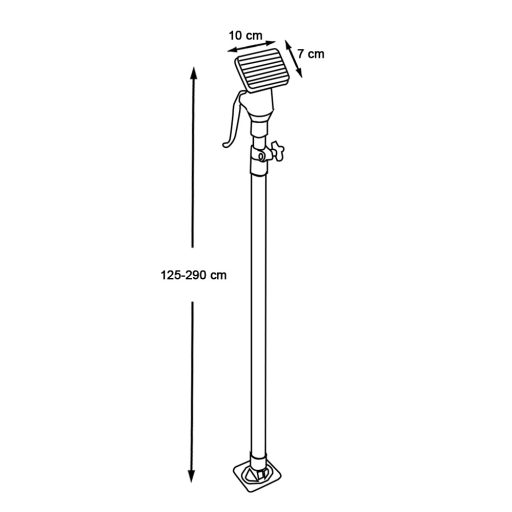 Dispozitiv telescopic de ridicare, 2 buc