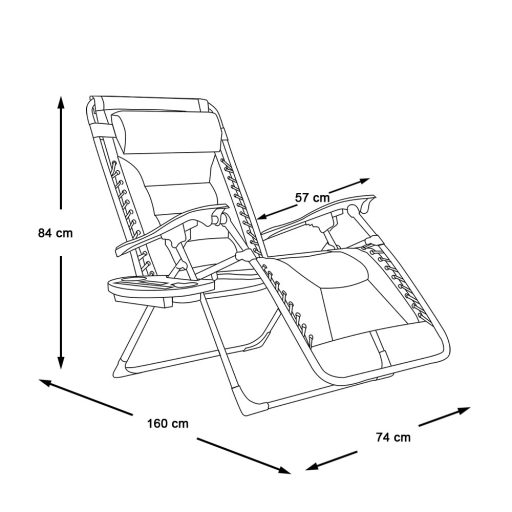 Scaun Delux gravitatie zero-verde