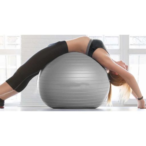 Minge fitness, 75 cm, cu pompa