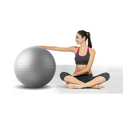 Minge fitness, 75 cm, cu pompa