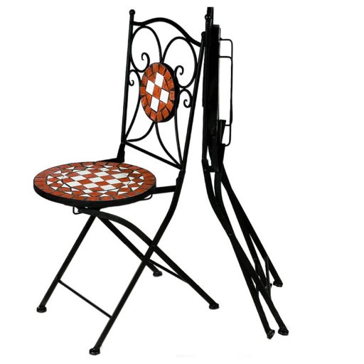 Scaun cu model mozaic, 2 buc