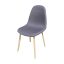 4 buc scaune acoperite cu material textil-gri