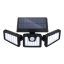 Lampa solara cu 3 panouri rotative