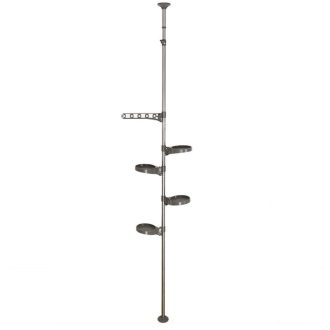 Suport telescopic pentru flori, gri
