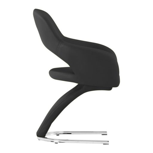 Scaun de sufragerie Emma 2 buc-negru