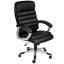 Scaun de birou directorial premium-negru