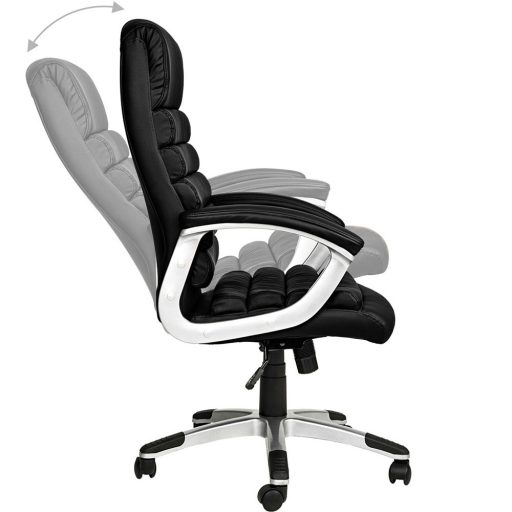 Scaun de birou directorial premium-negru