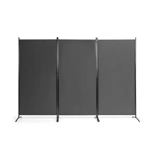 Paravan despartitor mobil 260x180cm, gri