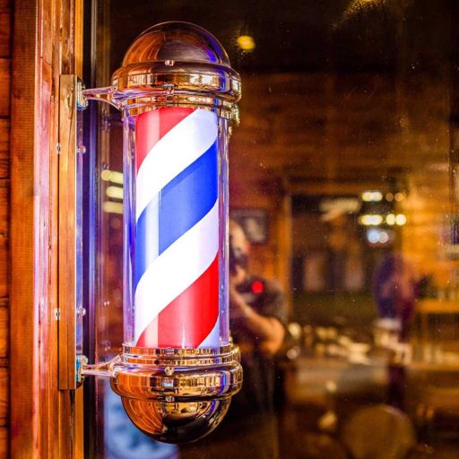 Semn luminos barber shop