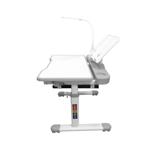 Birou multifunctional copii, inaltime reglabila-gri