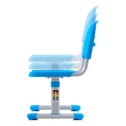 Birou multifunctional copii, inaltime reglabila, albastru