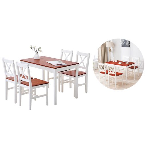 Set masa de bucatarie cu 4 scaune