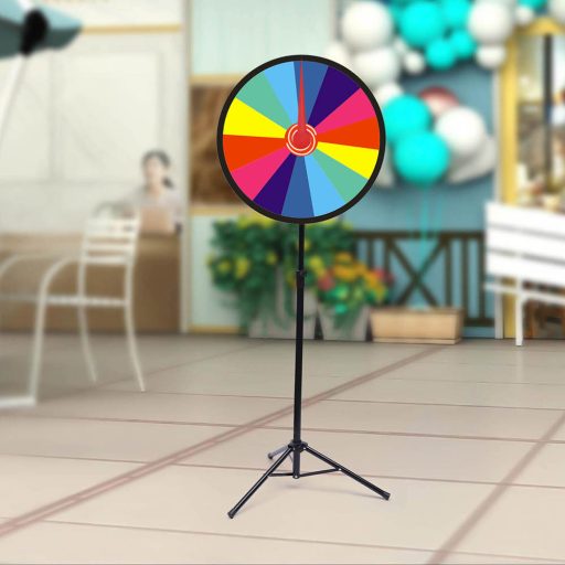 Roata norocului cu stand, cu suprafata de scris
