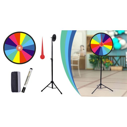 Roata norocului cu stand, cu suprafata de scris