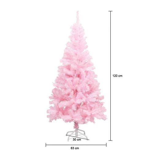 Brad artificial roz-120 cm