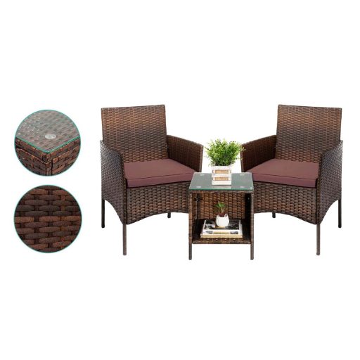 Set mobilier de gradina din polyratan