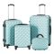 Set valiza de calatorie cu geanta cosmetica-verde menta