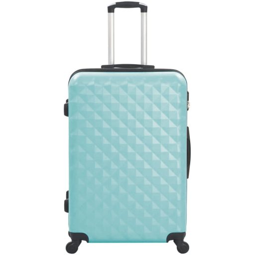 Set valiza de calatorie cu geanta cosmetica-verde menta