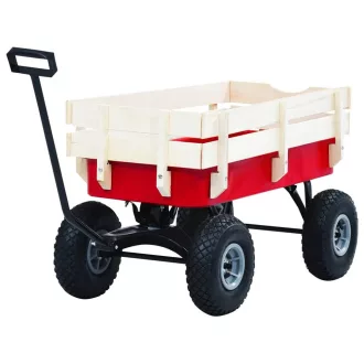 Carucior metalic de gradina-capacitate de incarcare 150 kg