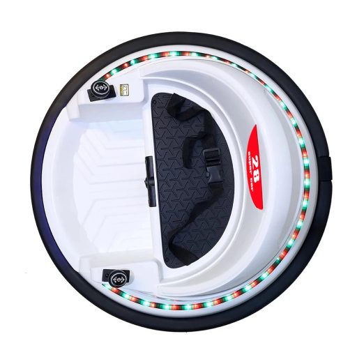 Dodgem electric pentru copii, 6V, cu baterie si telecomanda, alb